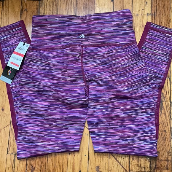 NWT leggings Purple Haze stripe, XS - Picture 6 of 7